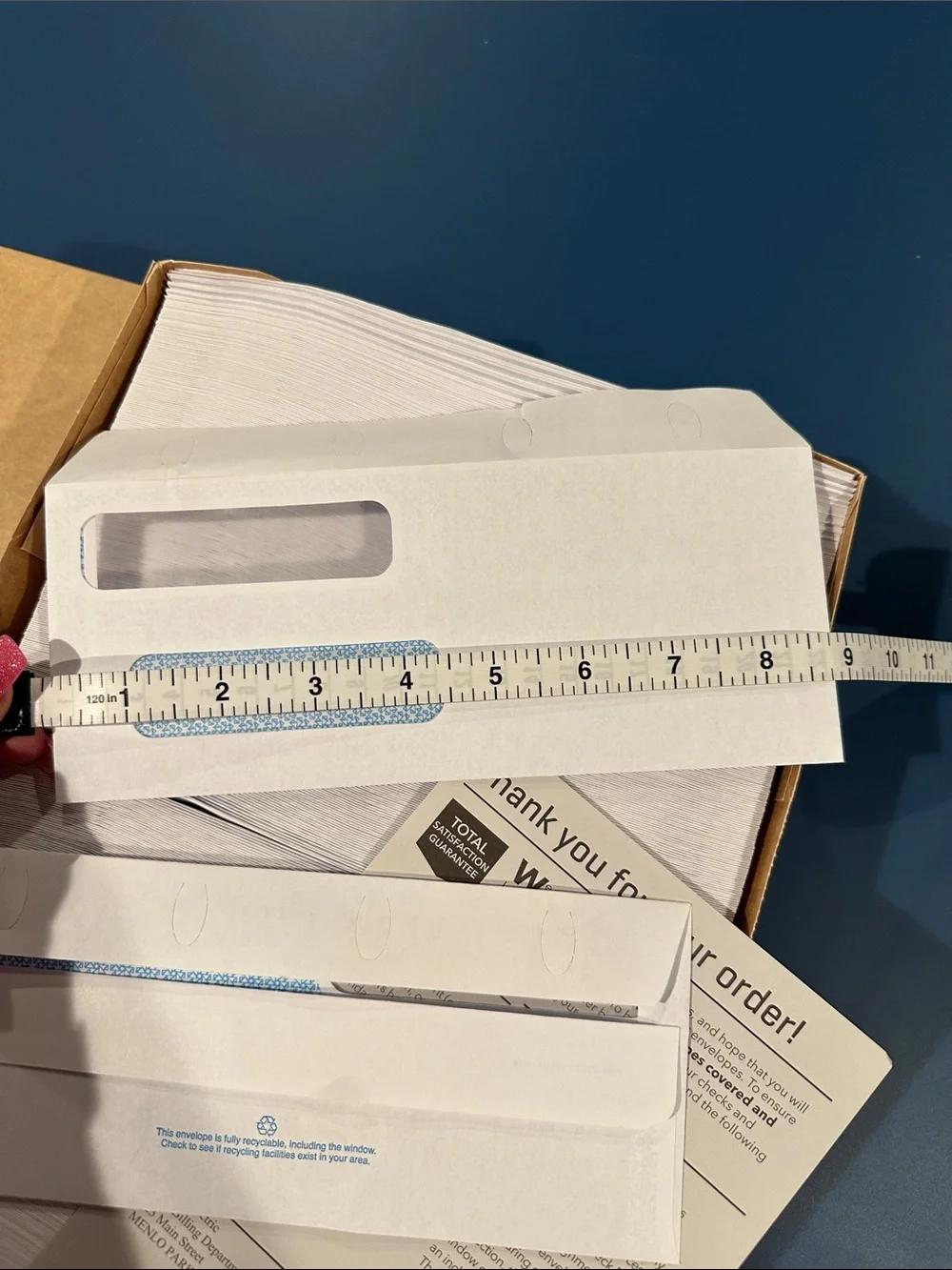 White Window Security Envelope - Multipack for Home Office
